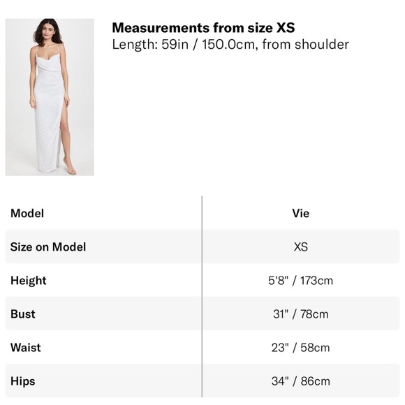 Katya Dress in Moonglow White (all sequins) - NWT - Picture 5 of 11